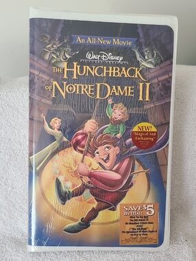 Walt Disney The Hunchback of Notre Dame II VHS - Colorful Movie Cover
